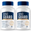 Mind Guard Brain Supplement Capsules, Official MindGuard Brain & Memory Pills, Advanced Nootropic Pills Brain Health Support, All Natural Mind Guard Cognitive Health & Function Reviews (2 Pack)