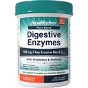 新韵律 消化酶 490 mg,有Probiotics & Prebiotic, Plant Based, 7 关键酶, 消化酶, 营养吸收, Protase Amylase & Lipase, 120 Vegan Capsules