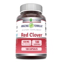 (原始内容存档于2017-07-21). Excellent Formures Red Clover 430 Mg Supplements QQ Capsules QX非GMO QX无Gluten-Free QQ 在美国制造 (1 Pack QQ 180 Count).