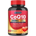 CoQ10 200mg与PQQ & Shilajit - 高吸收生物丙烯Coenzyme Q10 补充剂 - 为心脏和脑健康及能源生产提供强抗氧化剂 - 120 Veggie Capsules