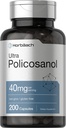 Horbäach Policosanol 40mg → 200 Capsules → Non-GMO 和 Gluten 免费补编