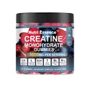Creatine Monohydrate Gummys,无糖先进综合体,8000mg 与BCAA,L-Carnitine,陶里因,B6,B12,120 Counter