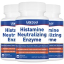 DAO Enzyme 补充 Histamine Diamine Oxidase 补充平滑消化 - 在美国制造 - 60 软胶(3瓶)