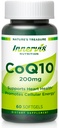 高吸附CoQ10 200mg 软胶促进心脏健康与能量代谢 - Statin用户的强抗氧化剂补充剂 - 内卫营养的30天供应