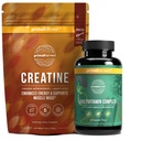 Primal 多维他命 + Primal Creatine Powdle + 2-Pack + 支持每日营养,能量和肌肉力量 + 30 服务者每人