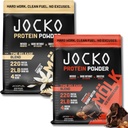 Jocko燃料蛋白包(2包) - 巧克力花生酱(2lb) + 香草(2lb) - 支持肌肉恢复和生长