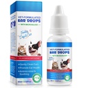 狗和猫的耳朵感染治疗液滴,1%的Hydrocortisone Soothing Dog Yeast感染,狗和猫的耳部减肥-耳部感染-2 fl oz