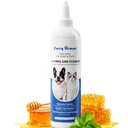 配有玛努卡蜂蜜和绿茶的狗和猫类天然温柔配方的Itch Relief Ear cleaness for Dogs & Cats Natural Gentle Form 配以玛努卡蜂蜜和绿茶——三联植物洗涤感染和东方预防,PH平衡 No-Sting 8.45 oz