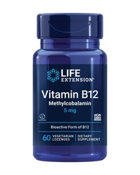 寿命延长 维生素B12 甲基Cobalamin, Nerve 健康补充剂,认知支持,能量维生素,甲基Cobalamin B12,5毫克,快速溶解,无胶体,非GMO,蔬菜,60洛桑根