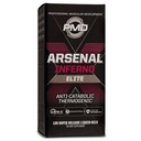 PMD Sports Arsenal X Inferno 高级快动作液体 Gel热源饮食补充剂 - 脂肪燃烧器和肌肉维护 - 增加代谢和能量助推器 - 120 液体宝石