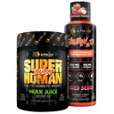 ALPHA LION Stubborn Fat Lost Stack – 超人预选烧焦 + Burn2O 液态L-Carnitine 2000 mg (ShredBerry) – 2-in-1 热源性Fat 烧焦 Stack 供男女使用