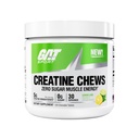 GAT SPORT Creatine Chews, Zero Sugar, 5g 纯Creatine 单水合物,第三党测试,脑健康,肌肉,力量,抗氧化剂支持,男女,30名服务员(Lemon Lime)