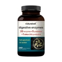 NatureBell 消化酶 - 240 Capsules - Gut & 消化健康支持补编 * - 有20种酶,5种预生素和10-Strand Probiotic Blend