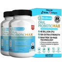 BestBreath 口服抗生素MAX - 40亿 CMU - 支持牙齿、口香糖、耳、鼻、喉和消化卫生 - 60 Capsules(2)