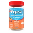 Pepcid Soothing Antacid Gummys, Heartburn Relief + 对偶发心骨的压力 Relief for Relication for Phental Heartburn, Upset Tomach, 以及酸性消化不良,配有柠檬巴姆提取剂,磷酸三钙,Peach-Raspberry, 32 cm