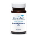 MethylPro L-Methylfolate 10 mg - 支持健康心智集 - 用于甲基化支持和生化反应的活性Folate - 高度生物可用性 - 30种作用 - 30种卡普尔