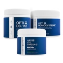 Opti+ Heart & Vascular Health Bundle - rTG Omega-3,Homocysteine B-维生素 & D3 K2 补充 Kit 支持心血管健康与健康老龄化* 3-生产每日心脏支持包