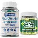 Nextdia Vegan Omega 3 Gummys 1 Pack + Phosphatidylserine Gummys 糖自由2 Pack