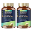 Totaria(2包) 5-in-1 女性的亲生前生和后生,60亿 CMFO 24 Strains w/Digestive Enzyms, Slippery Elm, Daily Compet Health, Digestive & Immune 支持