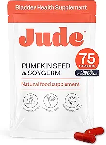 Jude Bladder Control Conferences for Women – 过度活跃的Bladder 支持减少漏泄和失禁的药丸 – 日夜药片 – 少用于频繁尿症,诺克图里亚,OAB – 75 Counter