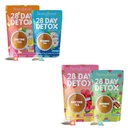 Skinny Boost 28-Detox Tea Kit | 原文 & Hibiscus | 日间和晚间 Herbal Teas | 支持文摘, Bloating Relief & Detox | 非 GMO, Vegan