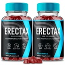 Erectax Gummies, Official Erectax Supplement Gummy for Men - Maximum Strength Performance, All Natural Support for Overall Health & Wellness, Advanced Erectax Health Reviews (2 Pack)