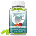 Cortisol Supplements Gummies for Women, Cortisol Reducer w.Ashwagandha Rhodiola Rosea Magnesium L-Theanine Phosphatidylserine Black Peper, Hormone Balanced & Lower Cortisol - 30 Day Vegan Supply