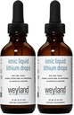 离子液化锂  Drop 镁 钠 钾 锂 ium 脑健康  Trace 追踪矿物  Drop 60 mL (2 Fl Oz) (Pack of 2)