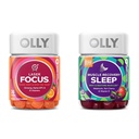 OLLY Laser Focus Gummy Brain Support with Muscle Recovery Sleep Gummies, Melatonin and Antioxidants - 36 and 40 Count