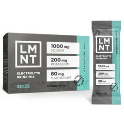 LMNT 零糖电解剂 - Raw Unflorored Salt - 饮料 Mix - 30-Count