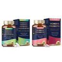 Totaria Probiotics for Women & Probiotic Prebiotic Postbiotic for Women & Men Bundle