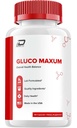 Gluco Maxum Capsules - Gluco Max Advanced Supplement, All Natural Formula to Maintain Healthy Levels, Maximum Strength Formula, Glyco Maxum Pills Reviews (1 Pack - 60 Capsules)