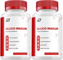 Gluco Maxum Capsules - Gluco Max Advanced Supplement, All Natural Formula to Maintain Healthy Levels, Maximum Strength Formula, Glyco Maxum Capsule Reviews (2 Pack - 120 Capsules)