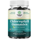Chlorophyll Gummies for Cleanse & Detox Support - Potent Internal Deodorizer Chloropyll Supplements for Body Odor Healthy Skin Immunity & Digestive Support - Vegan Non-GMO & Gluten Free - 60 Count