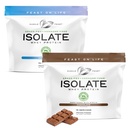 Muscle Feast Bundle – Grass-Fed Whey Protein Isolate Unflavored 5lb (1 Unit) + Grass-Fed Whey Protein Isolate Chocolate 5lb (1 Unit), All Natural Hormone-Free Pasture Raised