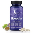 SleepVive - Herbal Natural Sleep Aid - All in One - Sleep Supplement with Melatonin, L-Theanine, GABA, Valerian Root, Passionflower, Holy Basil | Support for Stressful Symptoms