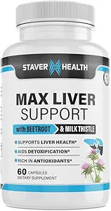 Max Liver Support Support Choline, Milk Thetle, Artichoke 提取, liver Health, 天然成份