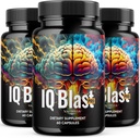 Official - IQblast Pro Supplement Capsules, Brain Pills for Memory and Focus, IQblastpro Blaster Premium Clarity Support Advanced Formula Reviews, All Natural Ingredients (3)