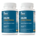Dr. Tobias Colon Cleanse - Constipation Relief & Gut Health Support for Women & Men | 14 Day Colon Cleanser for a Gentle Colon Detox & Gut Flush - 2 Bottles of 28 Capsules