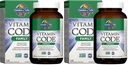 Garden of Life Multivitamin for Women, Men,Kids Age 6 & up, Vitamin Code Family Multi,120 Vegetarian Capsules, Whole Food Vitamins, Food Blend & Probiotics, Gluten Free Dietary Supplements (Pack of 2)