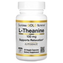 California Gold Nutrition L-Theanine, Featuring AlphaWave, 100 mg, 30 Veggie Capsules