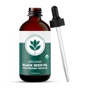 Organic Black Seed Oil 4oz – Cold Pressed, Thymoquinone, USDA Certified, Turkish Nigella Sativa – Pure Antioxidant for Immune Support, Joints, Skin & Hair – Vegan, Non-GMO