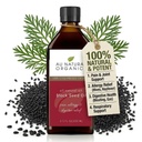 Au Natural Organics Black Seed Oil - USDA Certified Organic Black Seed Oil (Nigella Sativa) Cold Pressed for Supplements, Hair Growth, Strengthen Immunity, Digestive Health & Brain Support - 250ml