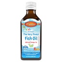 Carlson Kid's The Very Finest Fish Oil, 800 mg Omega-3s, Just Peachie Flavor, 200 mL – Liquid Norwegian Fish Oil, Wild-Caught & Sustainably Sourced