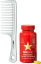 Hairtamin Advanced Vegan Biotin 补充 Pack QQ 毛发、皮肤和直肠维生素,并配有Gentle Detanling Comb 以促进生长和瘦小