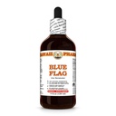 Blue Flag (Iris Versicolor) Dry Root Tincture, Made in Hawaii, Raw Materials, All Natural, Vegan, Pure Liquid Extract - 4 fl.oz