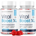 (2 Pack) Vital Boost XL Gummies, Official VitalBoost X L Gummys for Men with All Natural Ingredients, Vital Boost XL Advanced for Wellness Support with Premium Active Lifestyle Vitamins (120 Gummies)