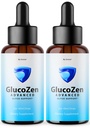 (2 Pack) GlucoZen Drops - Official GlucoZen Oral Liquid Drops Advanced Premium Formula Maximum Strength, All Natural Ingredients Vitamins for Overall Health & Wellness, 2 Bottles for 2 Months