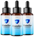 (3 Pack) GlucoZen Drops - Official GlucoZen Oral Liquid Drops Advanced Premium Formula Maximum Strength, All Natural Ingredients Vitamins for Overall Health & Wellness, 3 Bottles for 3 Months