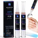 Nail Fungus Treatment Pen for Toenails & Fingernails - Antifungal Nail Repair with Undecylenic Acid, Biotin & Retinol - For Thick & Discolored Nails - 2 Pens + Glass Nail File - NOORISH FOOT CO.